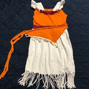 Moana style play dress. size 7, but fits more like 4-6. VGUC